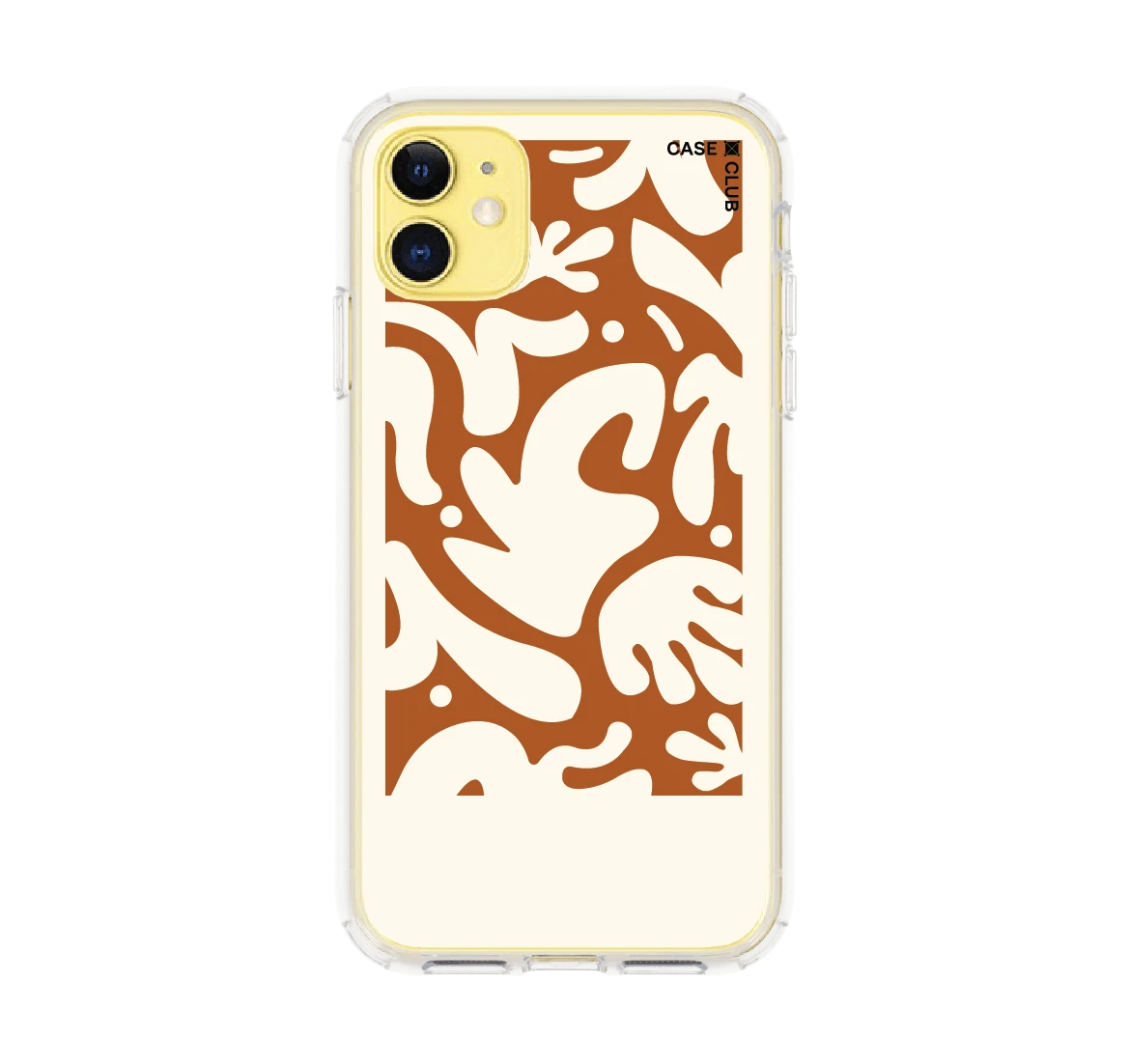 ดอกไม้มินิมอลสีน้ำตาล